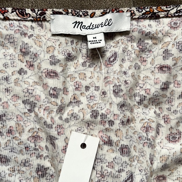 Madewell Corduroy Peplum Top - Picture 11 of 16